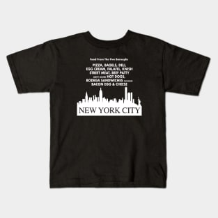 Food From The Five Boroughs Kids T-Shirt